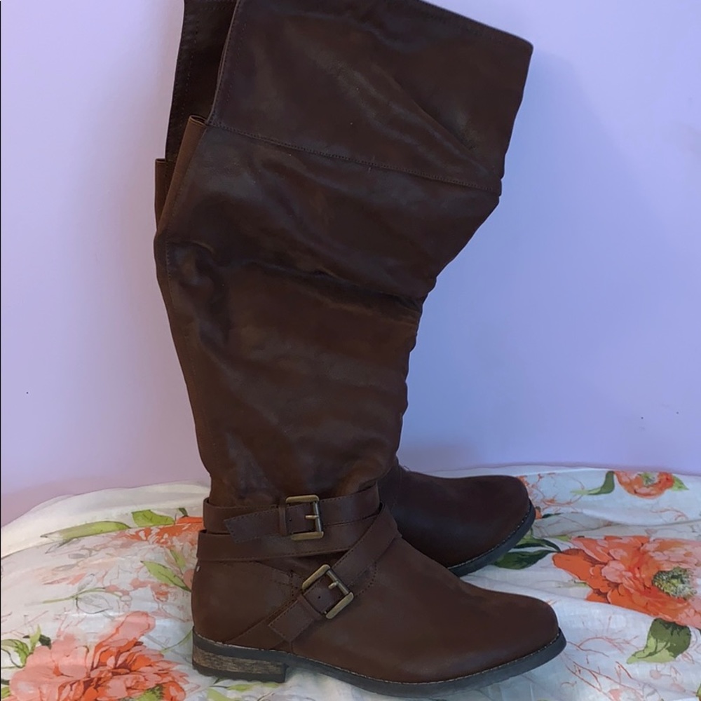 Wide calf boots